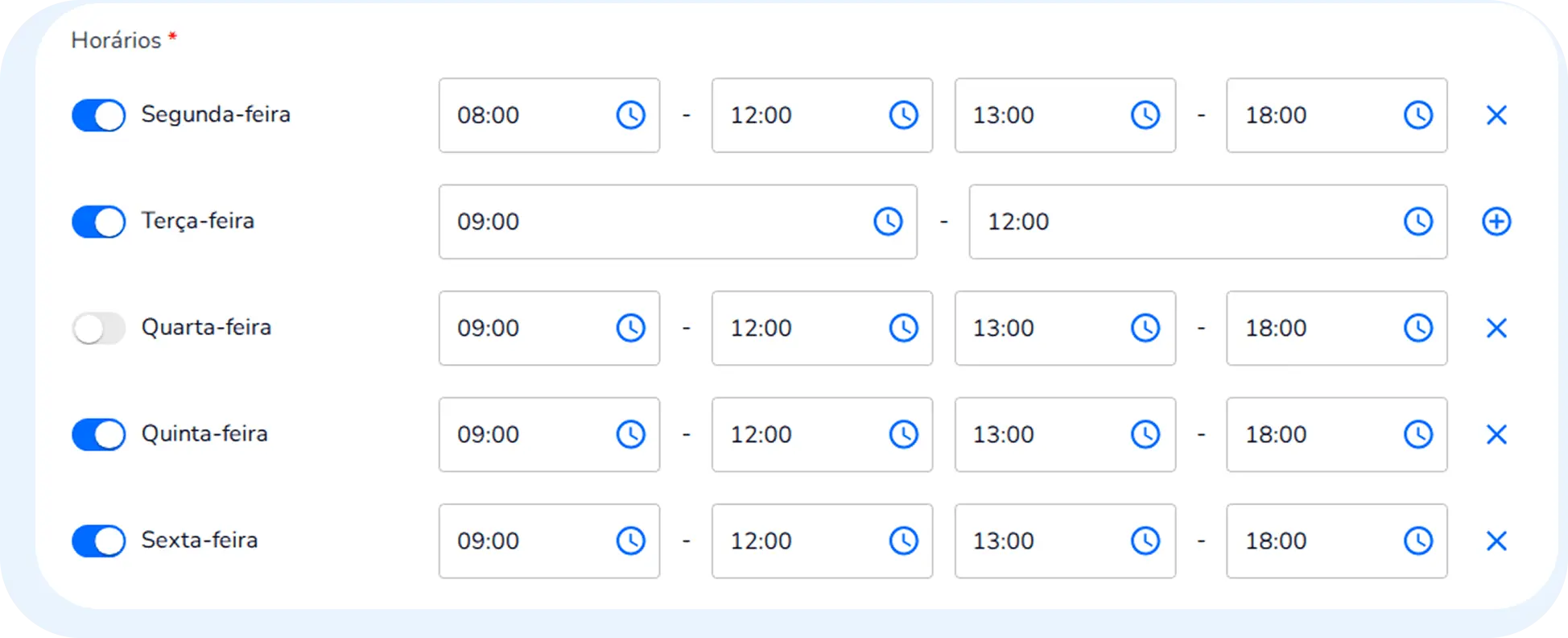 Card que descreve o agendamento inteligente, com imagem simulando um calendário